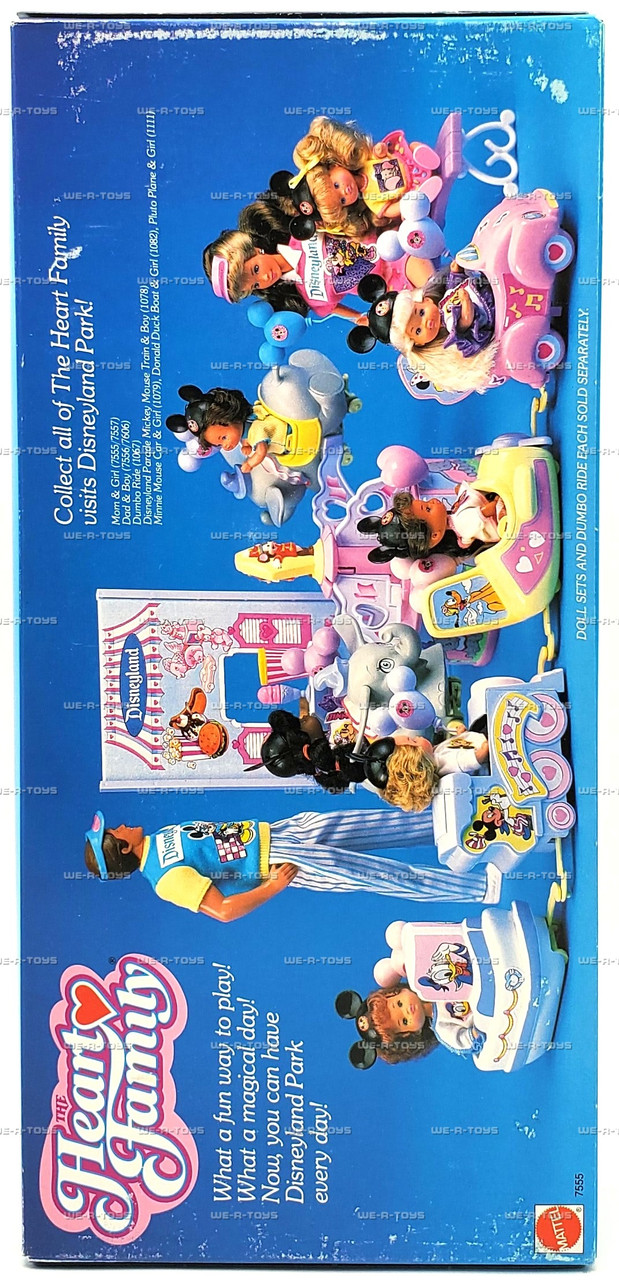 The Heart Family Visits Disneyland Park Mom and Girl Mattel 1989