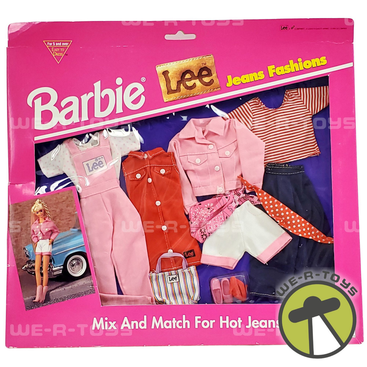 Barbie Lee Jeans Fashions Mix and Match Hot Jeans Set #68308