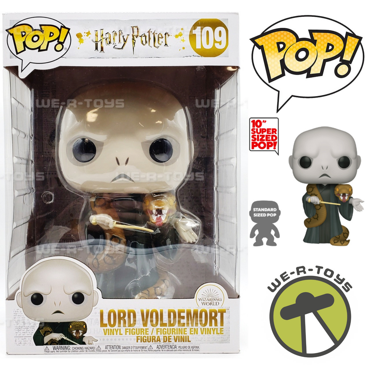 Funko Jumbo Pop! Harry Potter 10 Voldemort with Nagini Vinyl Figure -  We-R-Toys