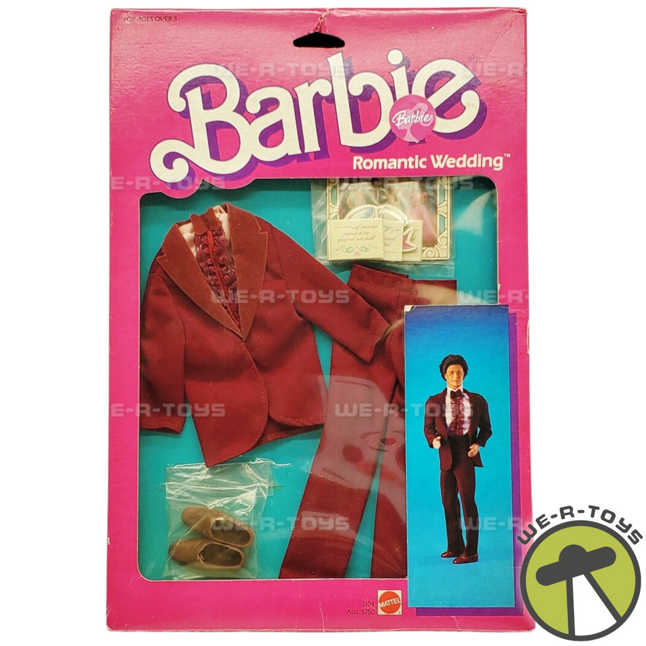 Original barbie 80s estilo baile de formatura retro collectible