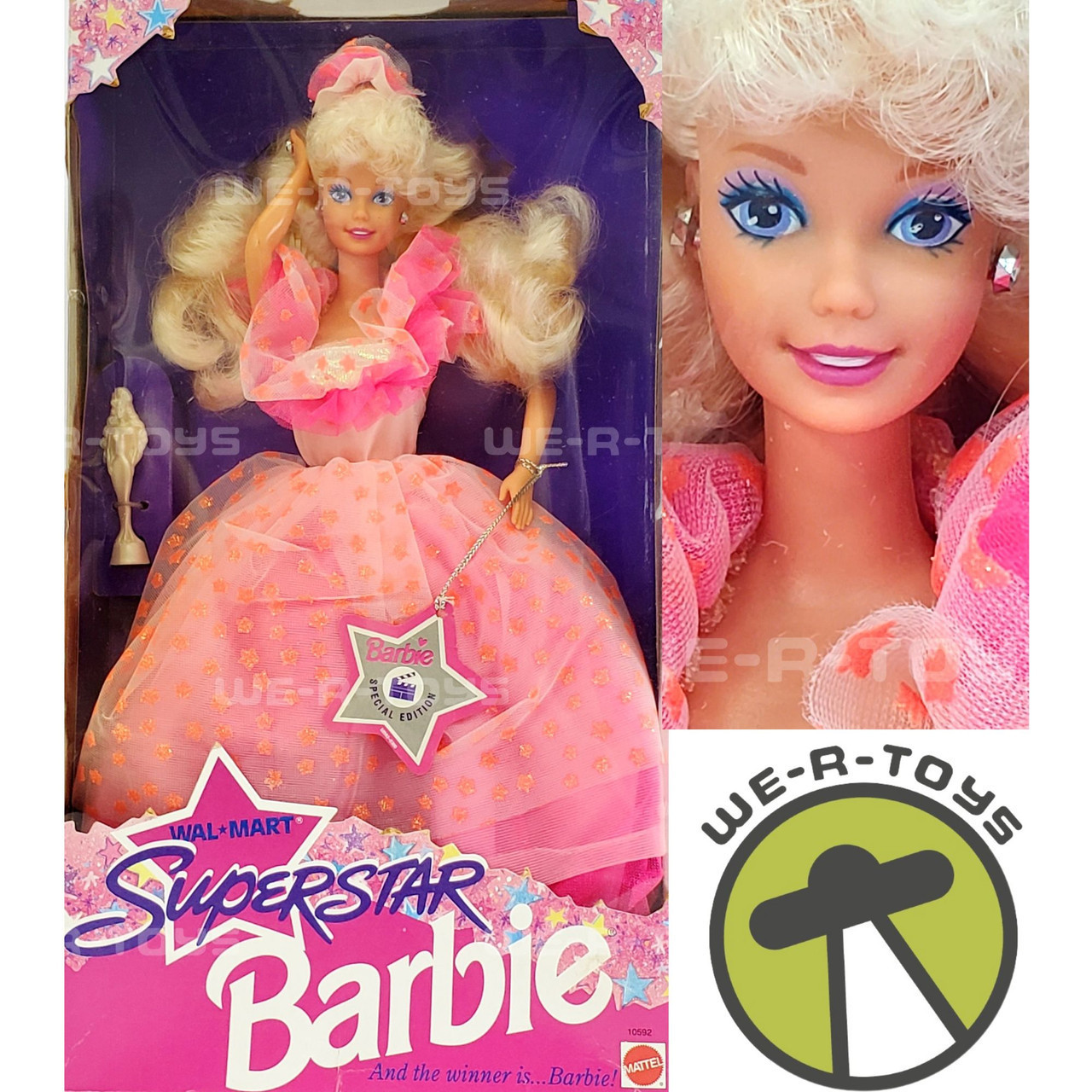 Barbie Superstar Doll Walmart Special Edition 1993 Mattel #10592 NRFB -  We-R-Toys