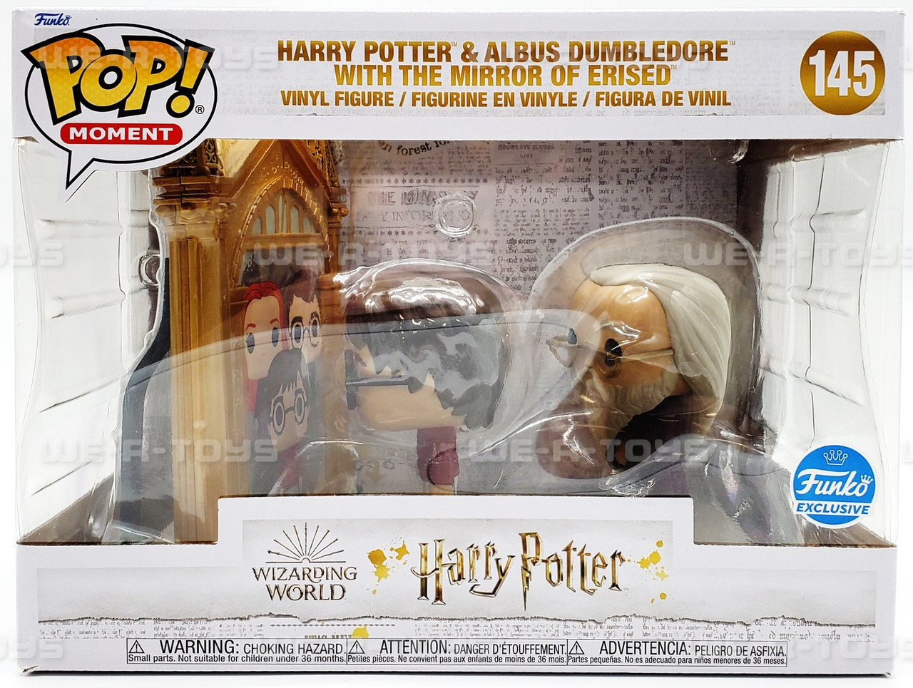 Funko Pop Moment Harry Potter & Dumbledore w/ The Mirror Erised   Exclusive