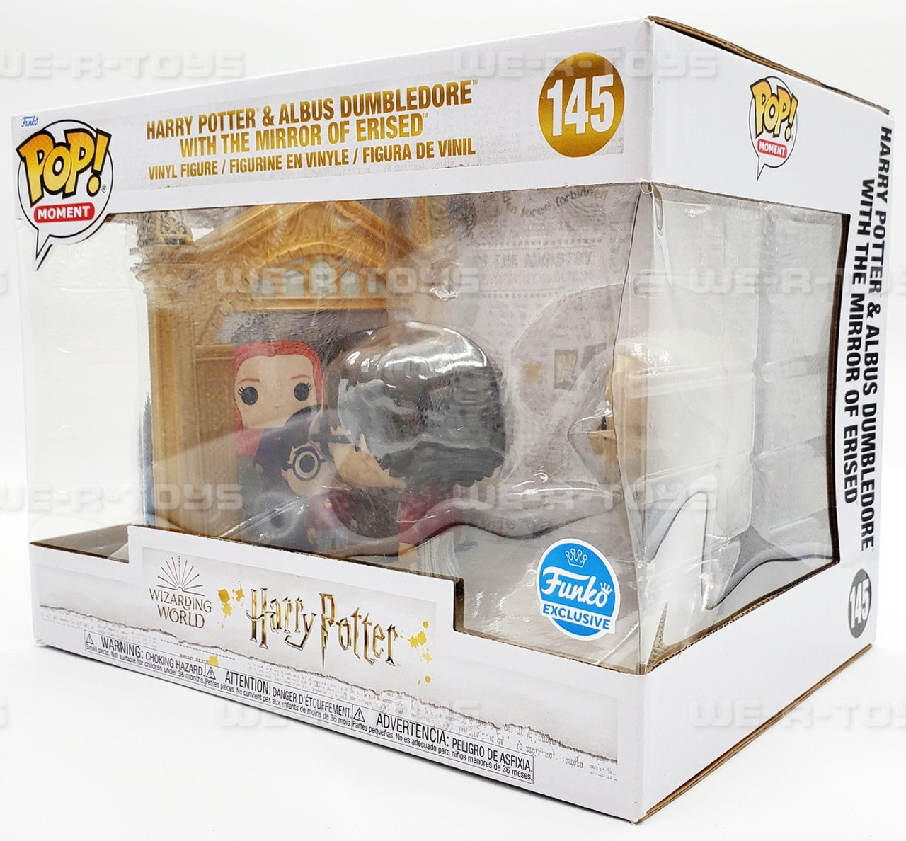 Funko Pop Moment Harry Potter & Dumbledore w/ The Mirror Erised Amazon  Exclusive