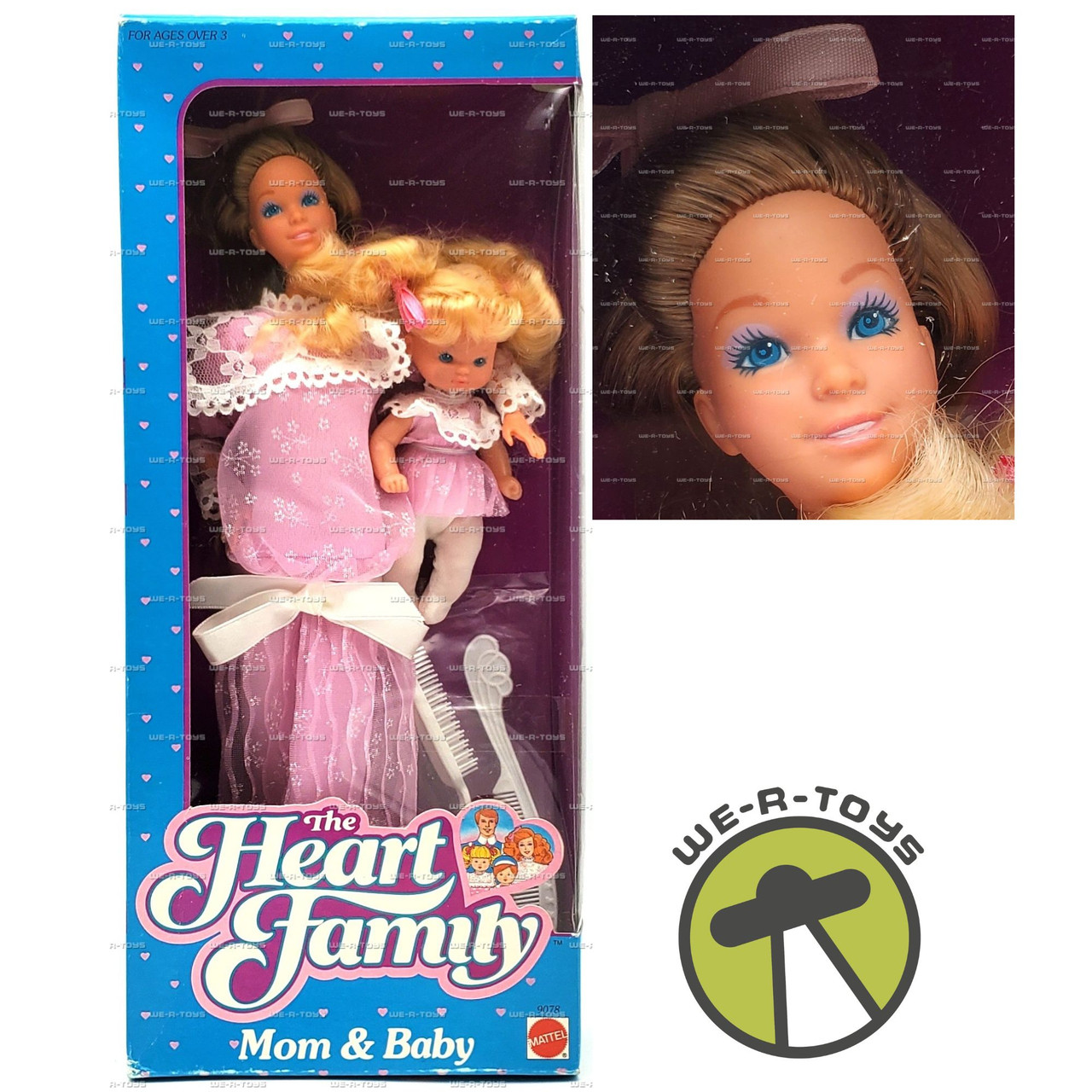 The Heart Family Mom and Baby Dolls 1984 Mattel #9078 We-R-Toys