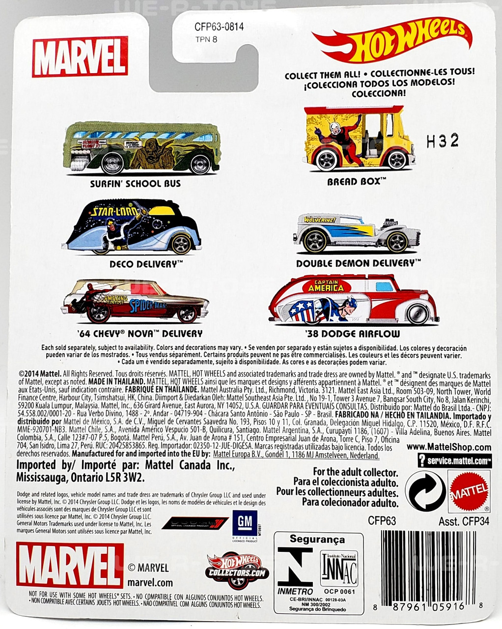 Hot Wheels The Dreaded Wolverine Double Demon Delivery 2014 Mattel