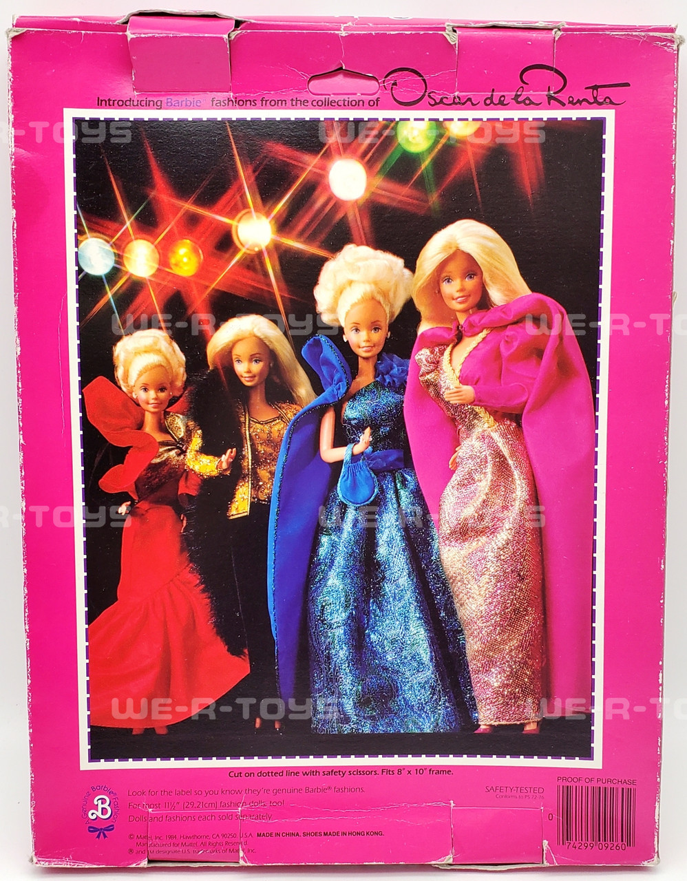 Barbie Oscar de la Renta Collector Series VI Fashion #9260 Mattel 1984