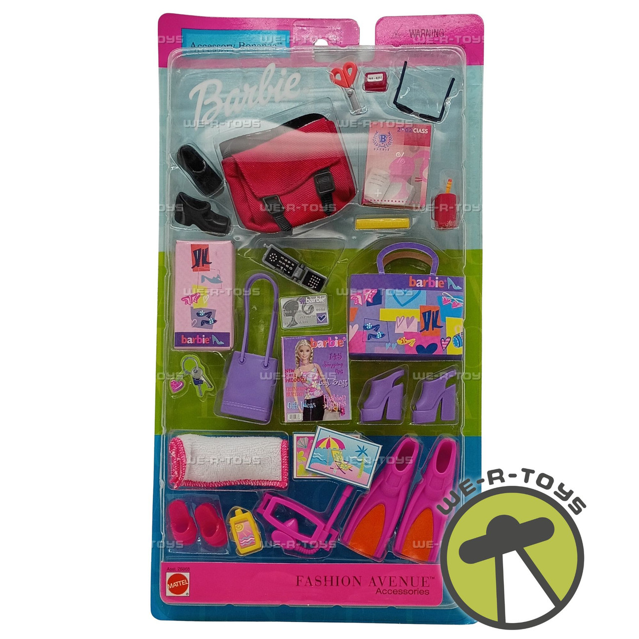Barbie Fashion Avenue Accessory Bonanza Set 2002 Mattel #28868 New
