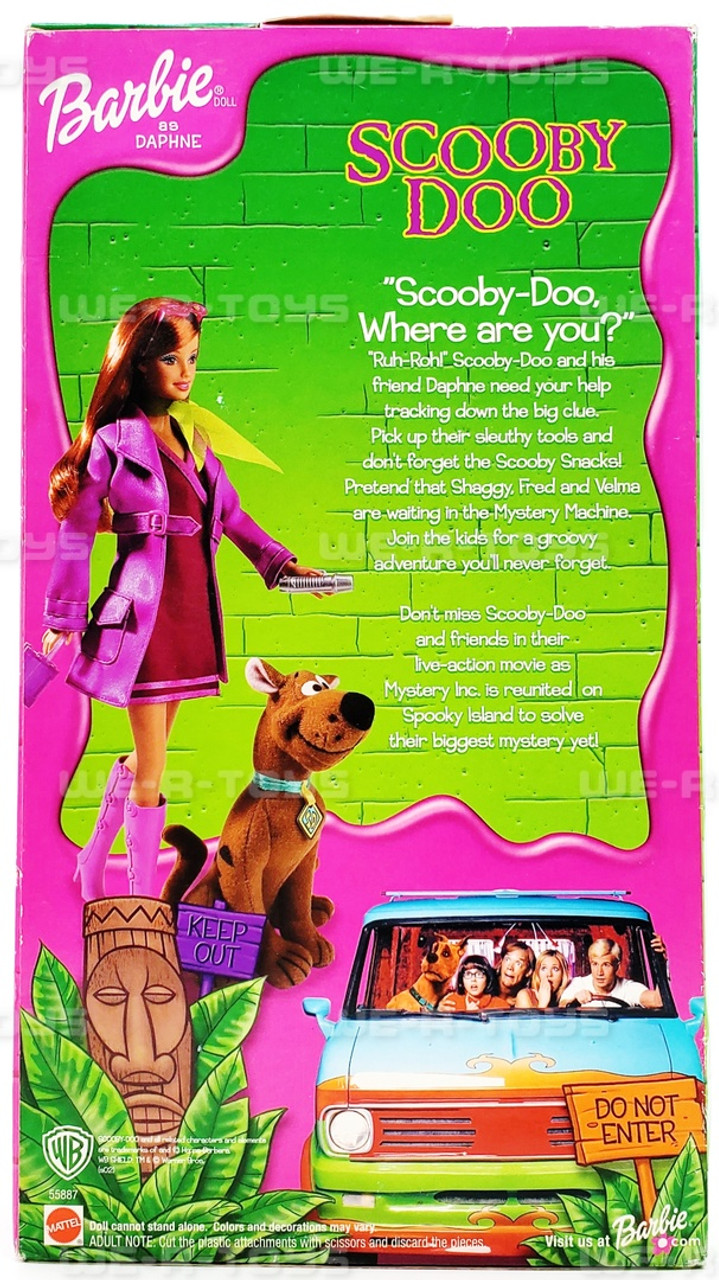 Barbie as Daphne Doll Scooby Doo 2001 Mattel 55887 - We-R-Toys