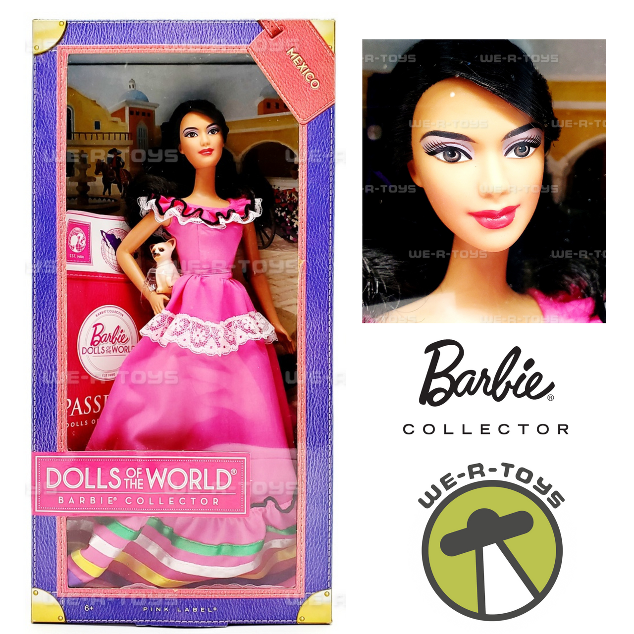 Barbie Collector Dolls of The World Mexico Doll Pink Label 2011