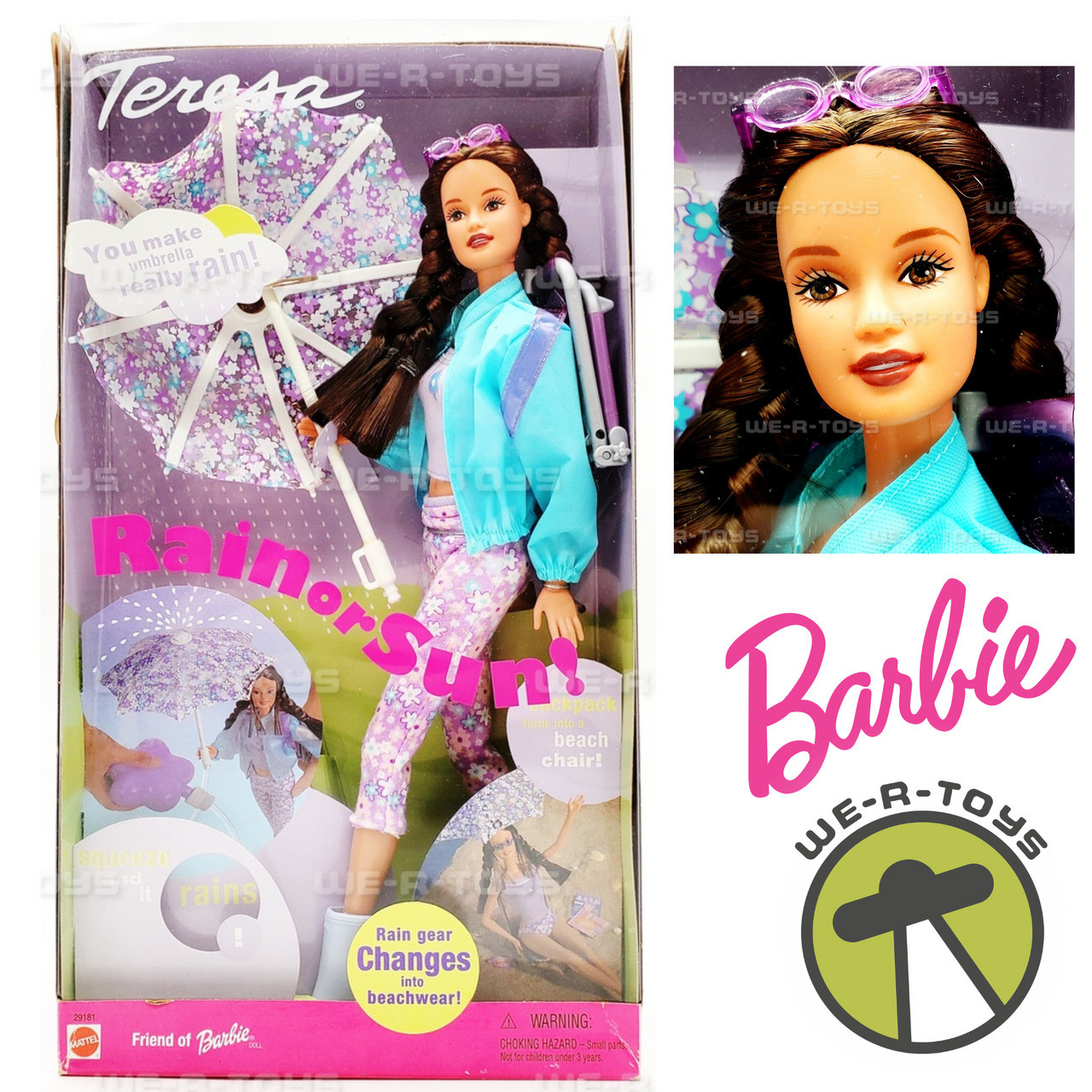 Barbie Rain or Sun Teresa Doll 2000 Mattel 29181 - We-R-Toys