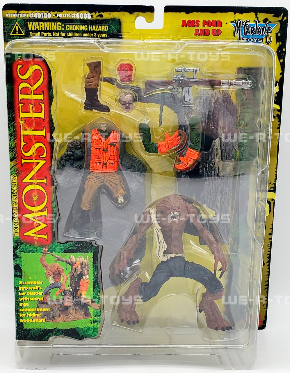 Todd McFarlane's Monsters Werewolf Playset Series One McFarlane
