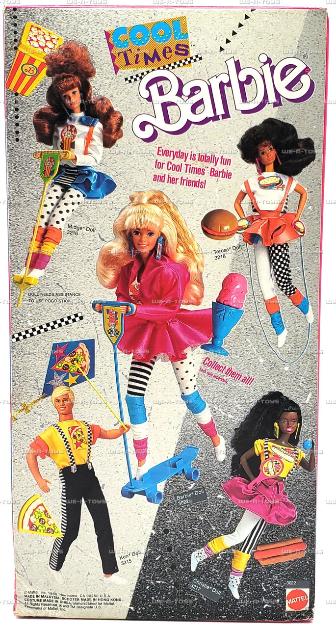 Cool Times Barbie Doll 1988 Mattel #3022 - We-R-Toys