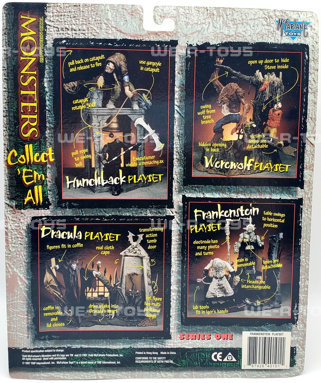 Todd McFarlane's Monsters Frankenstein Playset Series 1 McFarlane
