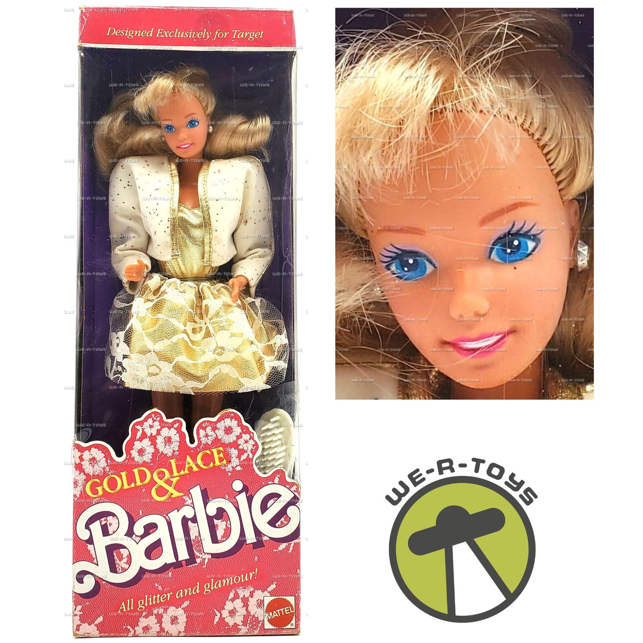 Barbie Gold and Lace Doll 1989 Mattel #7476 - We-R-Toys