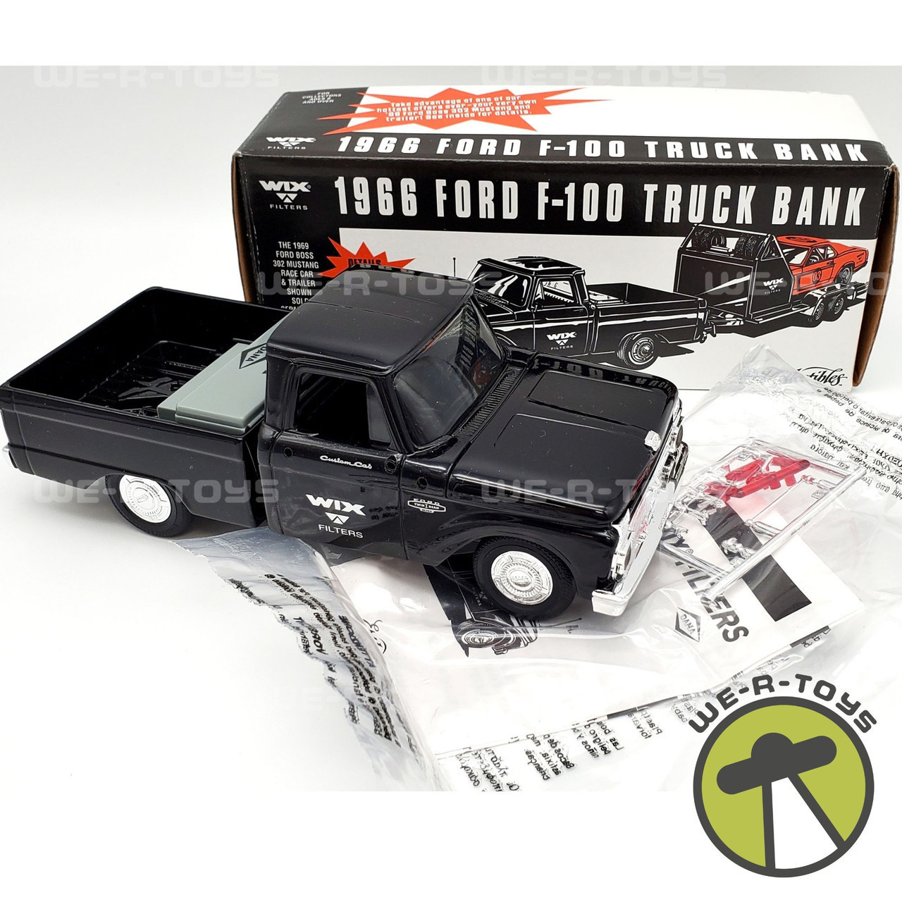 WIX Filters 1966 Black Ford F-100 Pickup Truck Coin Bank