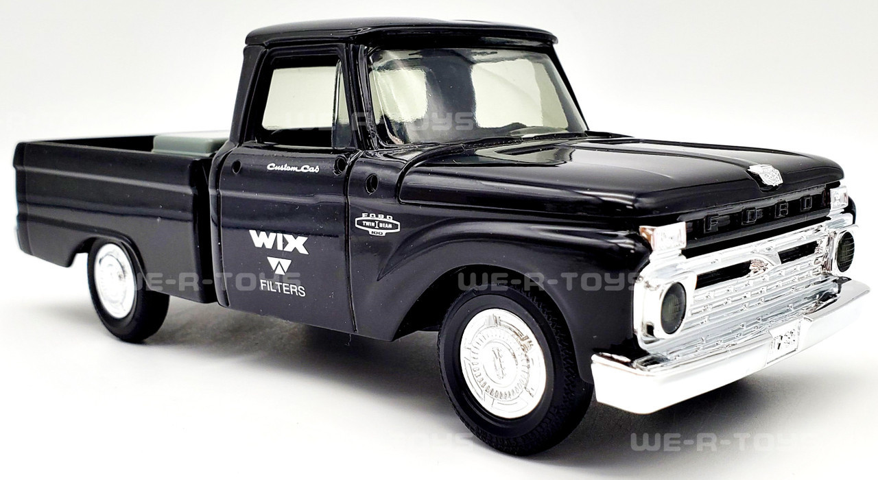 WIX Filters 1966 Black Ford F-100 Pickup Truck Coin Bank Replica