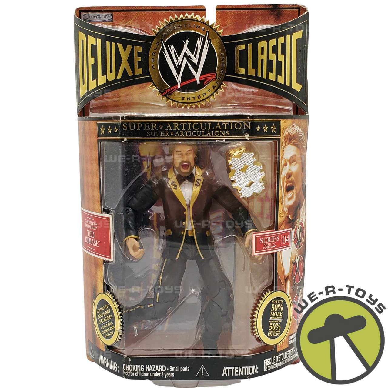 WWE MILLION DOLLAR Homme Ted Dibiase Hasbro Figurine Lutte Séries Wwf