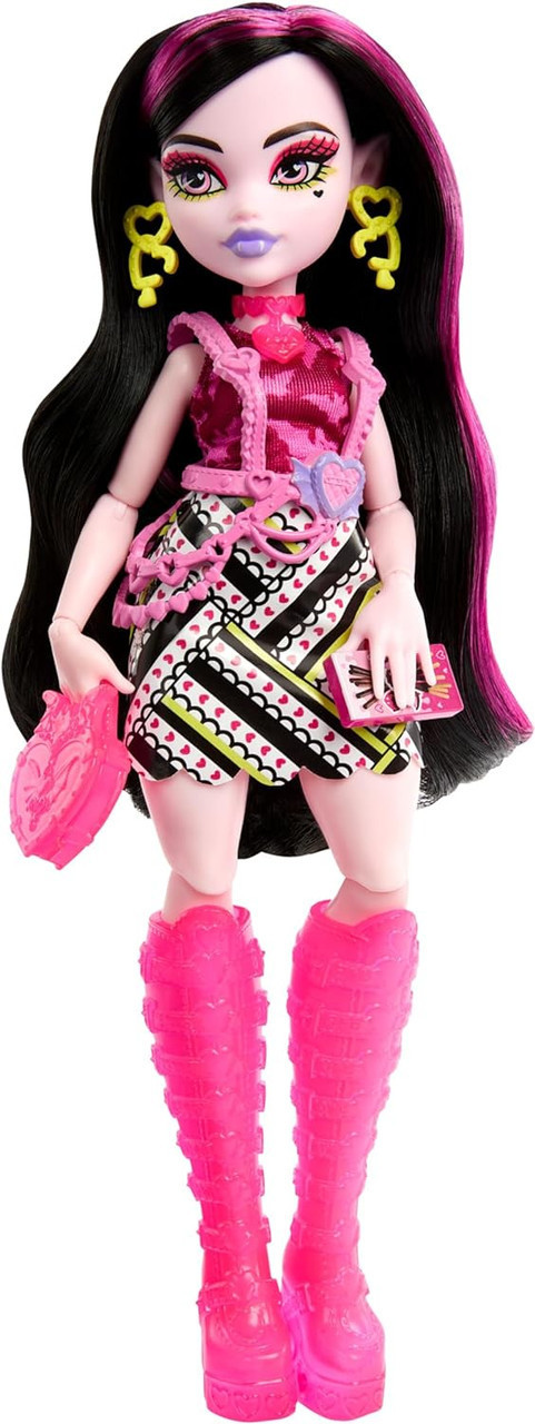 Monster High Doll And Fashion Set, Draculaura With Dress-Up Locker