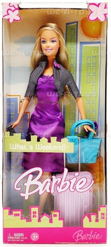 Barbie What a Weekend! Doll 2005 Mattel J0579 - We-R-Toys