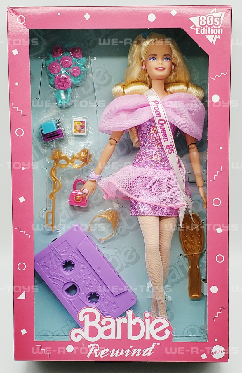 Amazon.com: Barbie Rewind Doll & Accessories with Curly