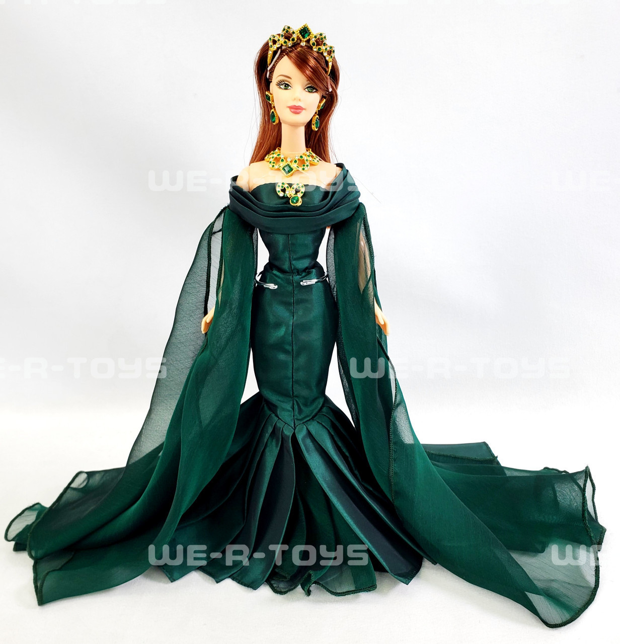 Barbie Empress of Emeralds Royal Jewels Collection #25680 No Box USED