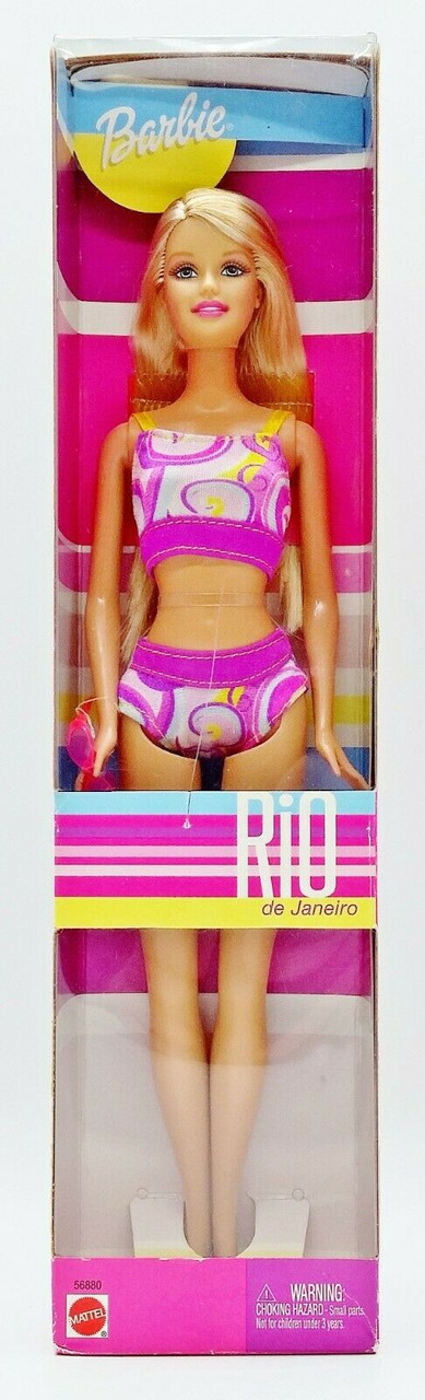 Rio de Janeiro Barbie Doll 2002 Mattel No. 56880 NRFB