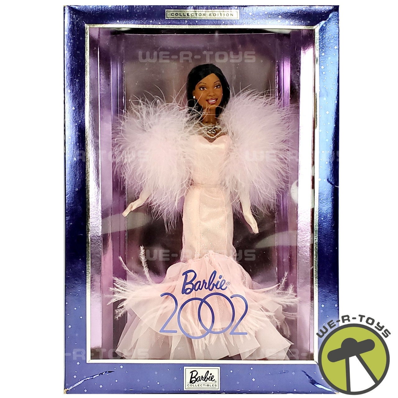 Barbie 2002 Collector Edition Pink Gown African American Doll 2001