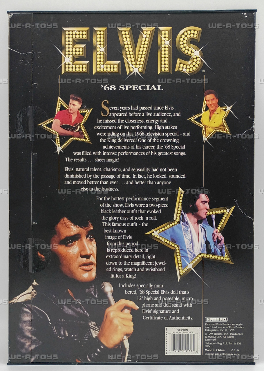 Elvis Presley 68 Special Numbered Collectors Edition Doll 1993