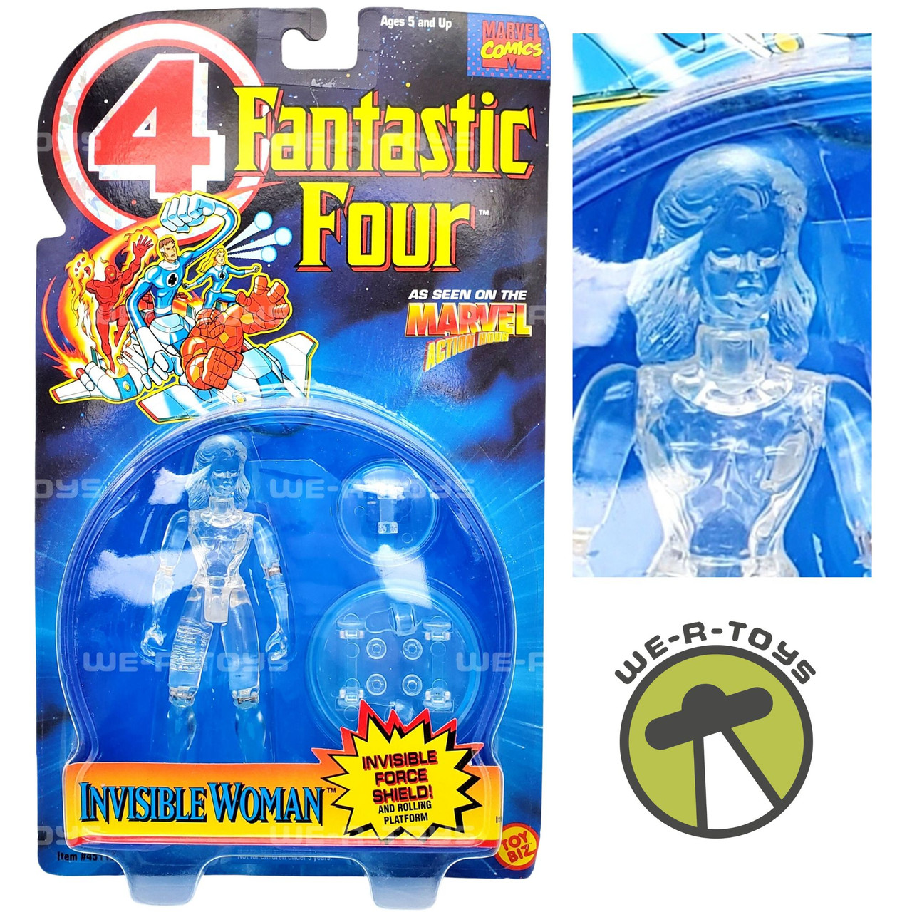 Marvel Comics Fantastic Four Invisible Woman #45112 Toy Biz