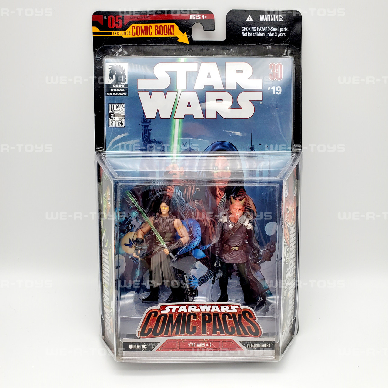 Star Wars Comic Packs #19 Quinlan Vos and Vilmarh Grahrk Hasbro