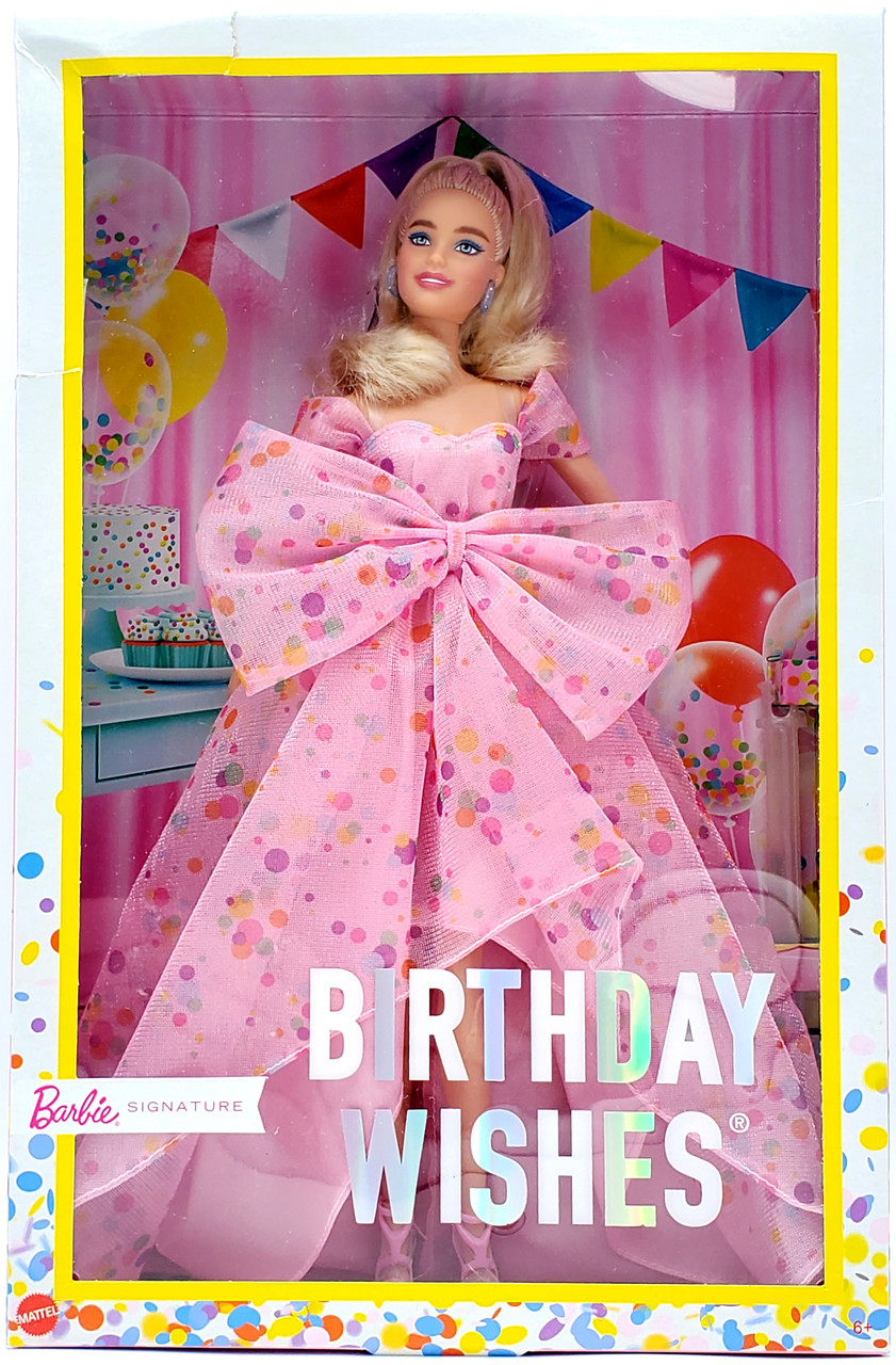 Barbie Birthday Wishes Doll Barbie Signature Series 2021 Mattel