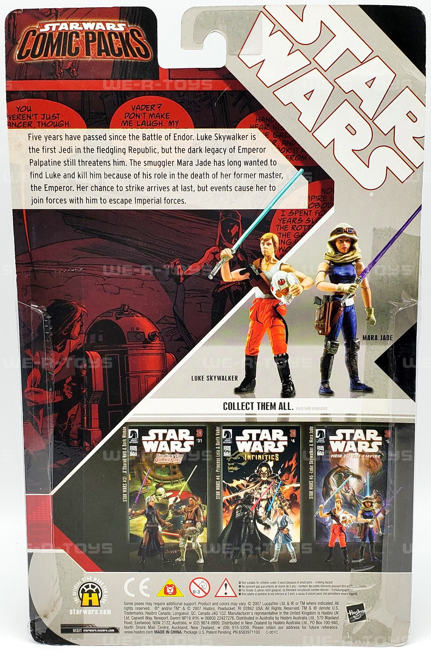 スターウォーズ コミックパック #5 LUKE & MARA JADE 日本版 Star Wars Comic Packs #5 Luke Skywalker and Mara Jade Figures