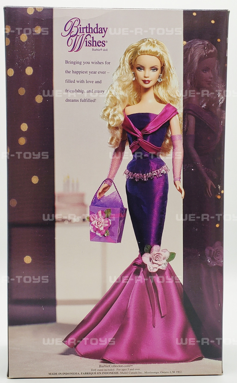 Happy Birthday Barbie Doll Figure