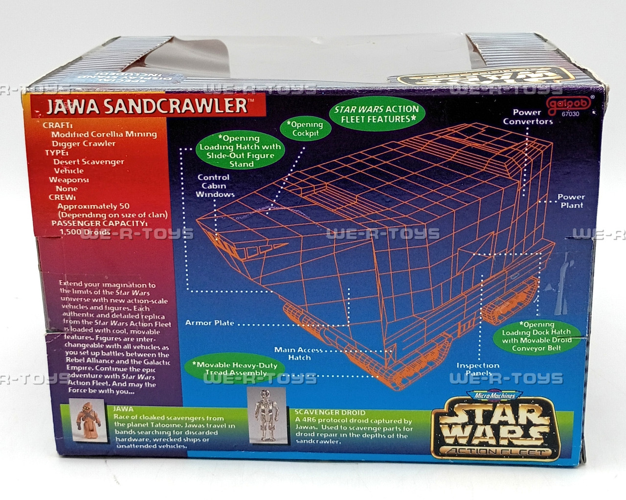 Star Wars Action Fleet Micro Machines Jawa Sandcrawler Vehicle