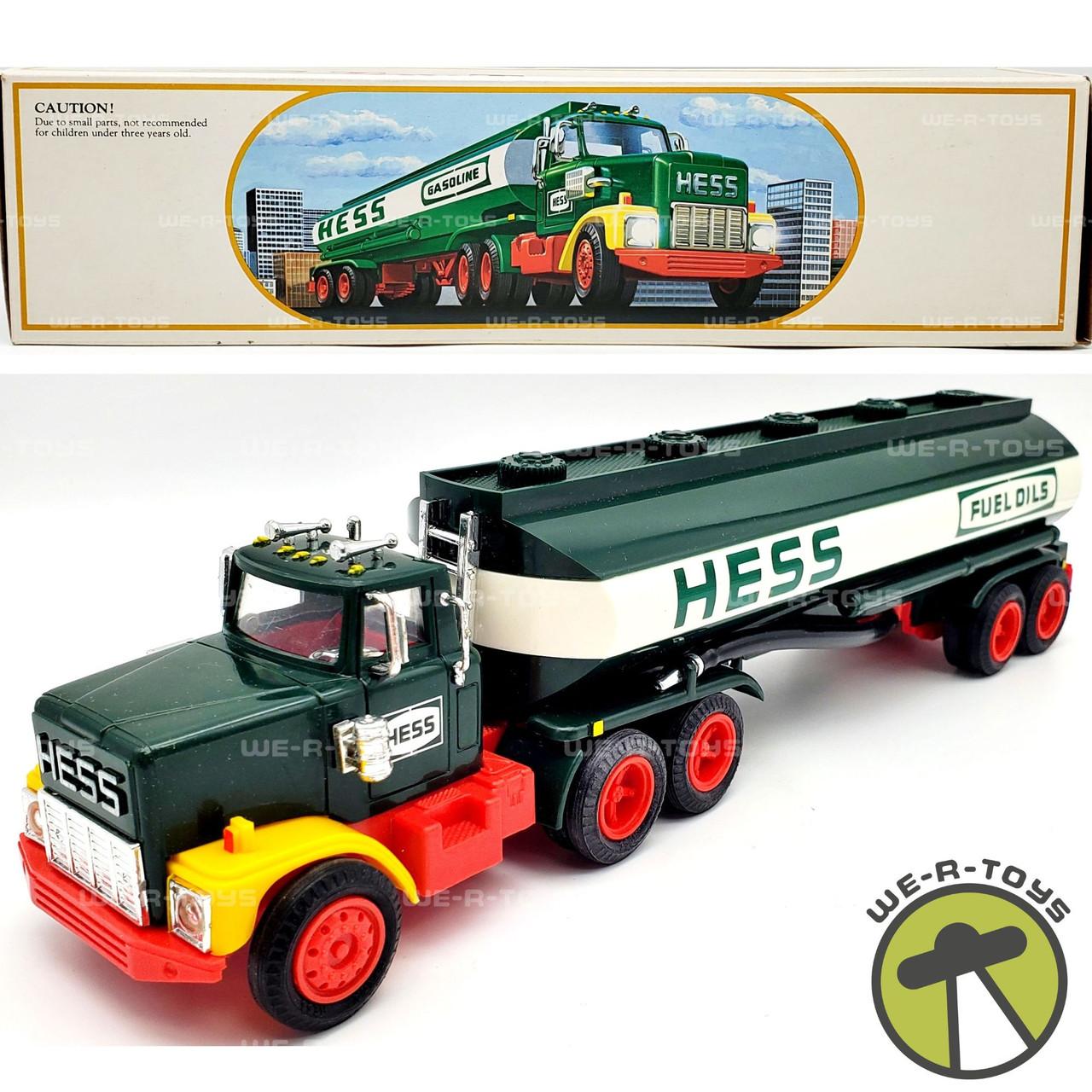 Hess Toy Gasoline Truck with Bank Compartment HESS 1987 USED We