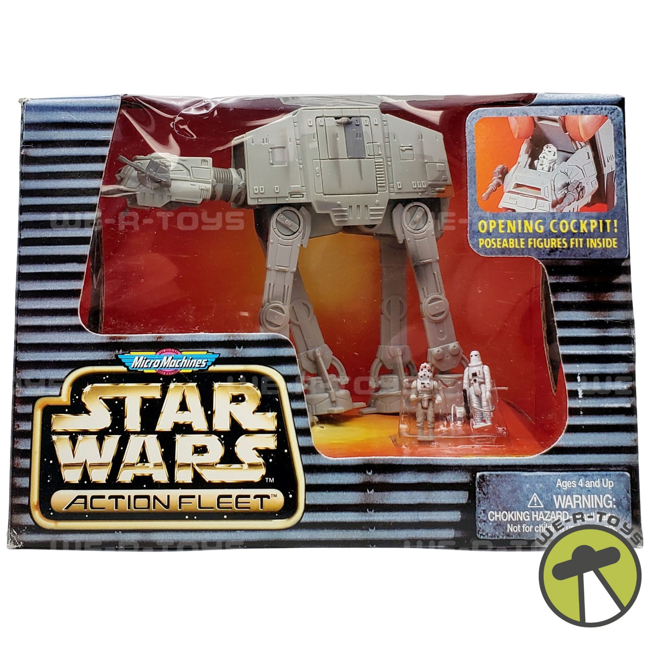 Star Wars Micro Machines Action Fleet Imperial AT-AT Vehicle 1996