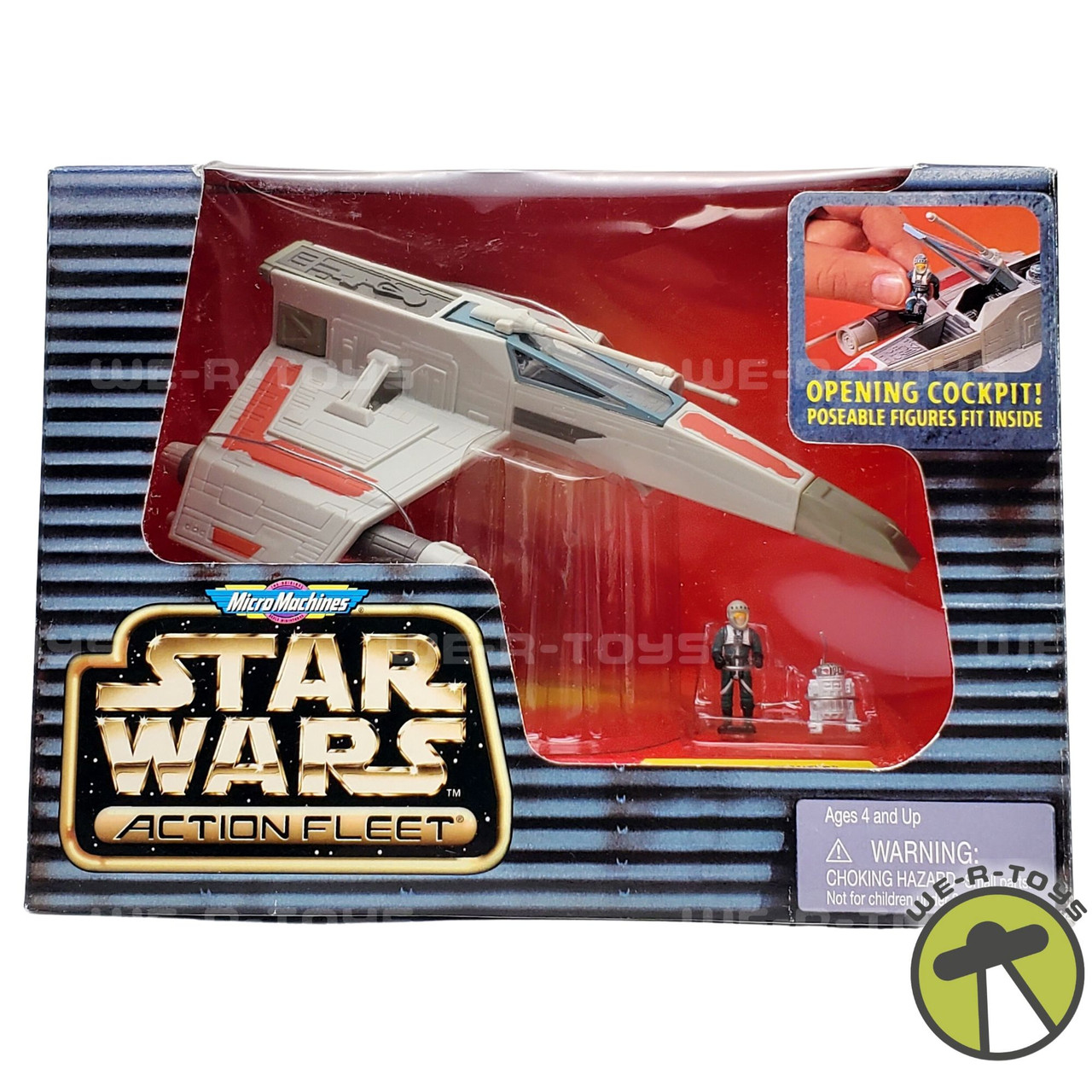 Star Wars Micro Machines Action Fleet E-Wing Starfighter Vehicle