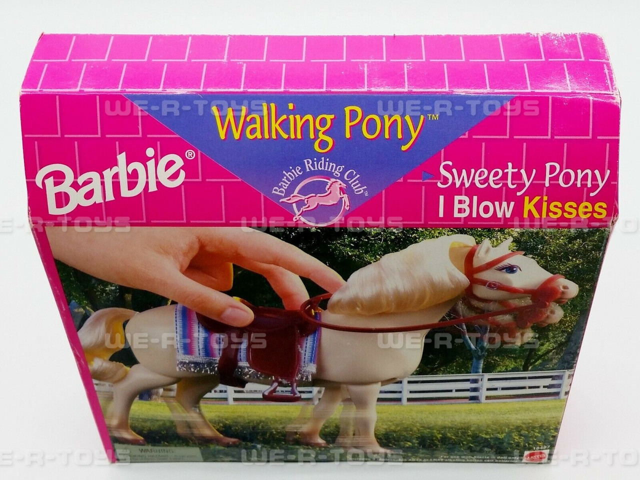 Barbie Riding Club Walking Pony Sweety Pony Blows Kisses Mattel