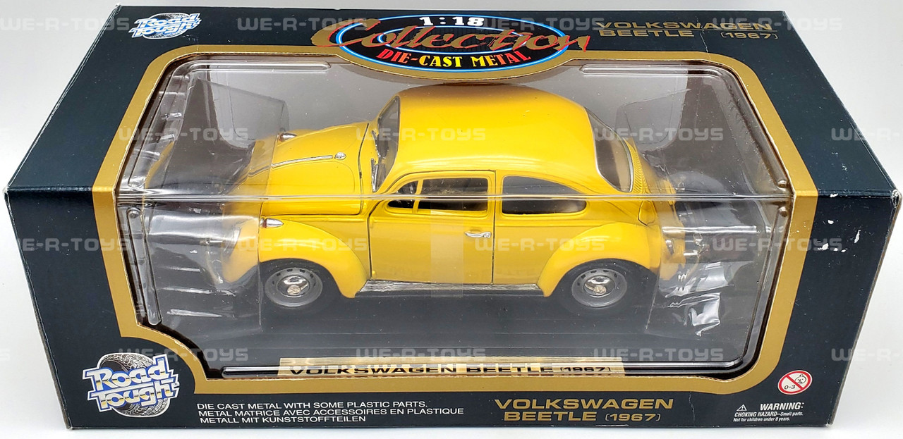 Road Tough 1:18 Collection Die Cast Metal 1967 Volkswagen Beetle