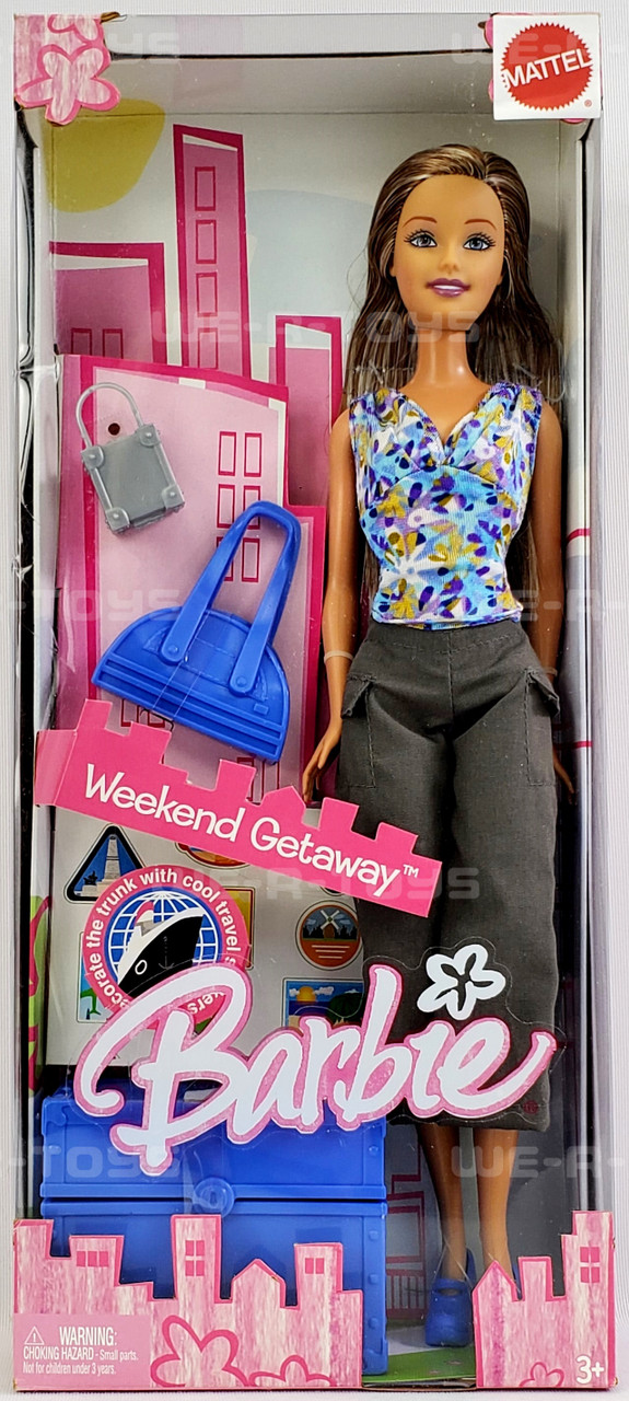 Barbie Weekend Get Away Shopping Fun Doll 2005 Mattel G8578 NRFB We R Toys