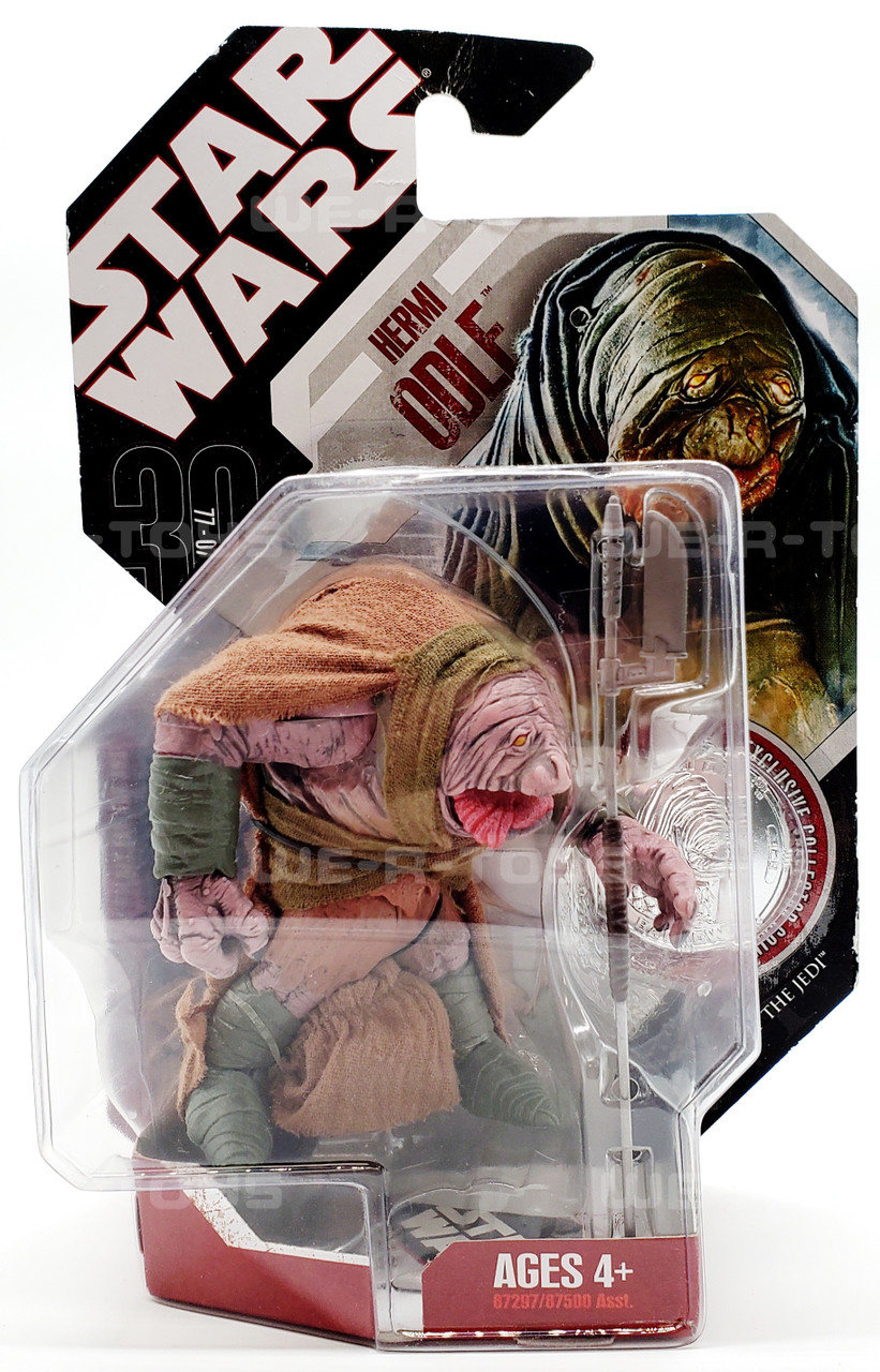 Star Wars 30th Anniversary Return of the Jedi Hermi Odle Action Figure with  Coin