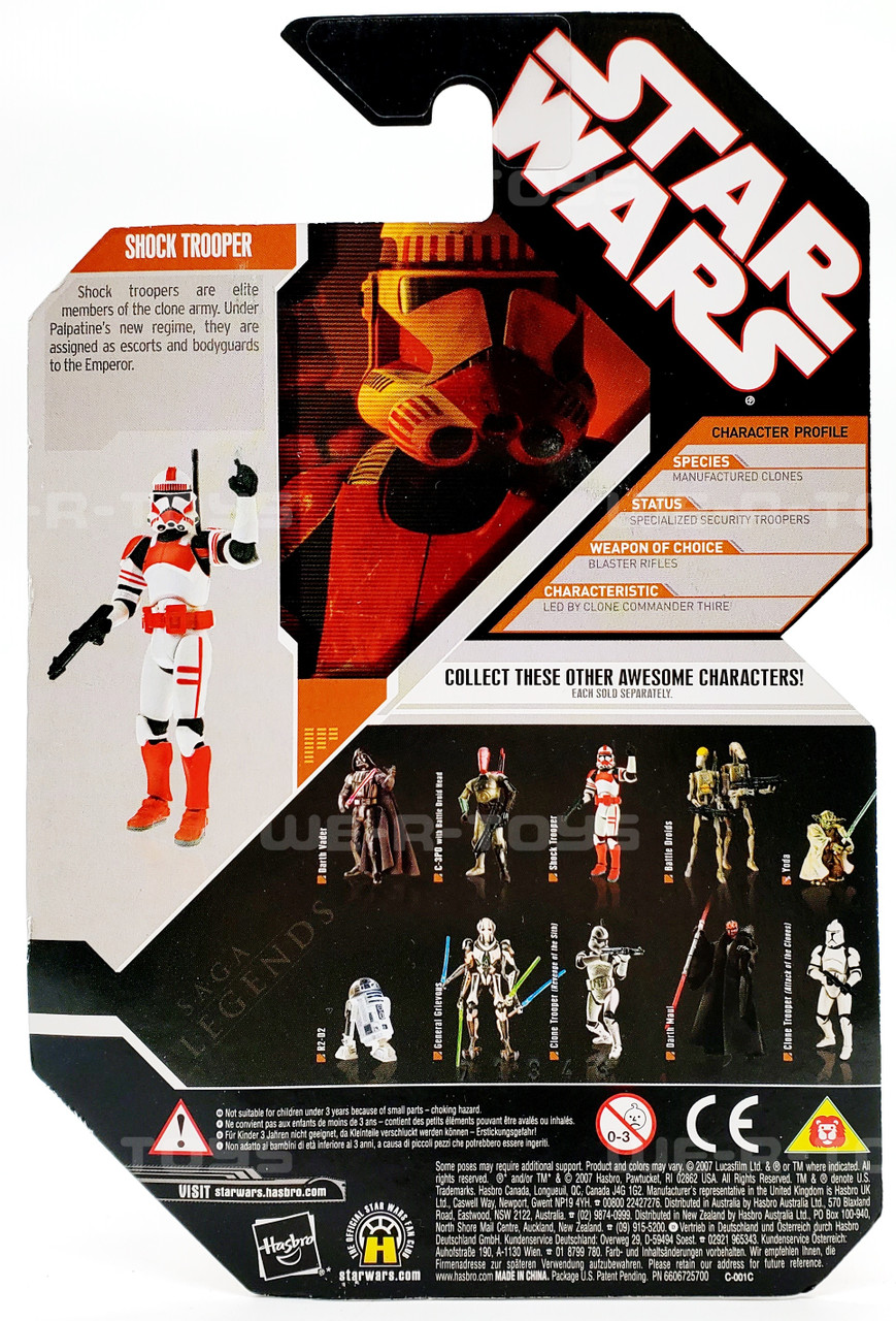 Star Wars 30th Anniversary Saga Legends Shock Trooper Action