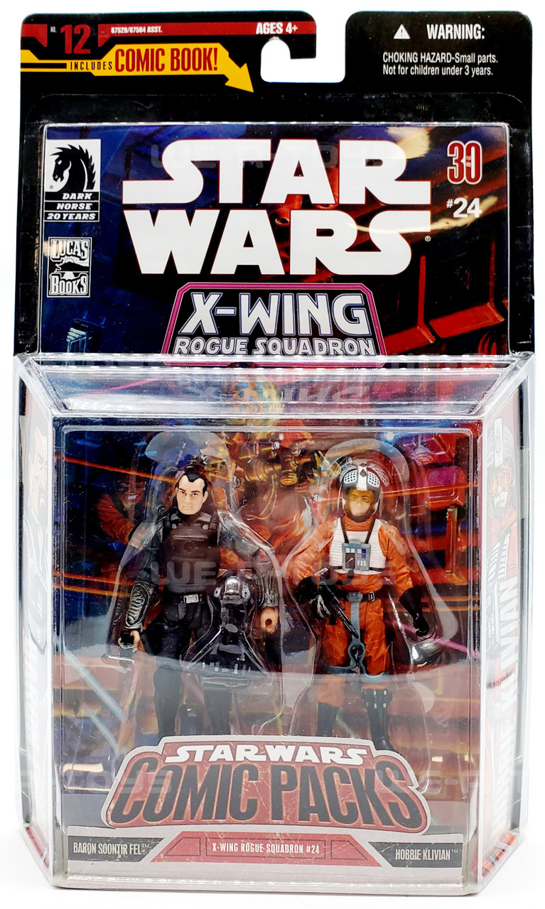 Star Wars Comic Packs Expanded Universe X-Wing Rogue Squadron Action Figures