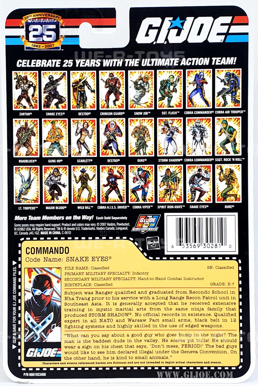 G.I. Joe 25th Anniversary Commando 3.75