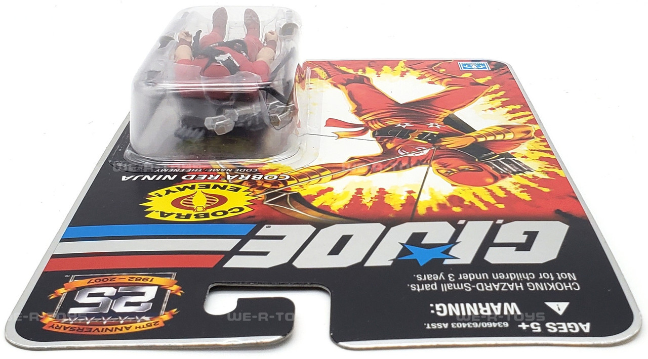 G.I. Joe 25th Anniversary Cobra Red Ninja 3.75