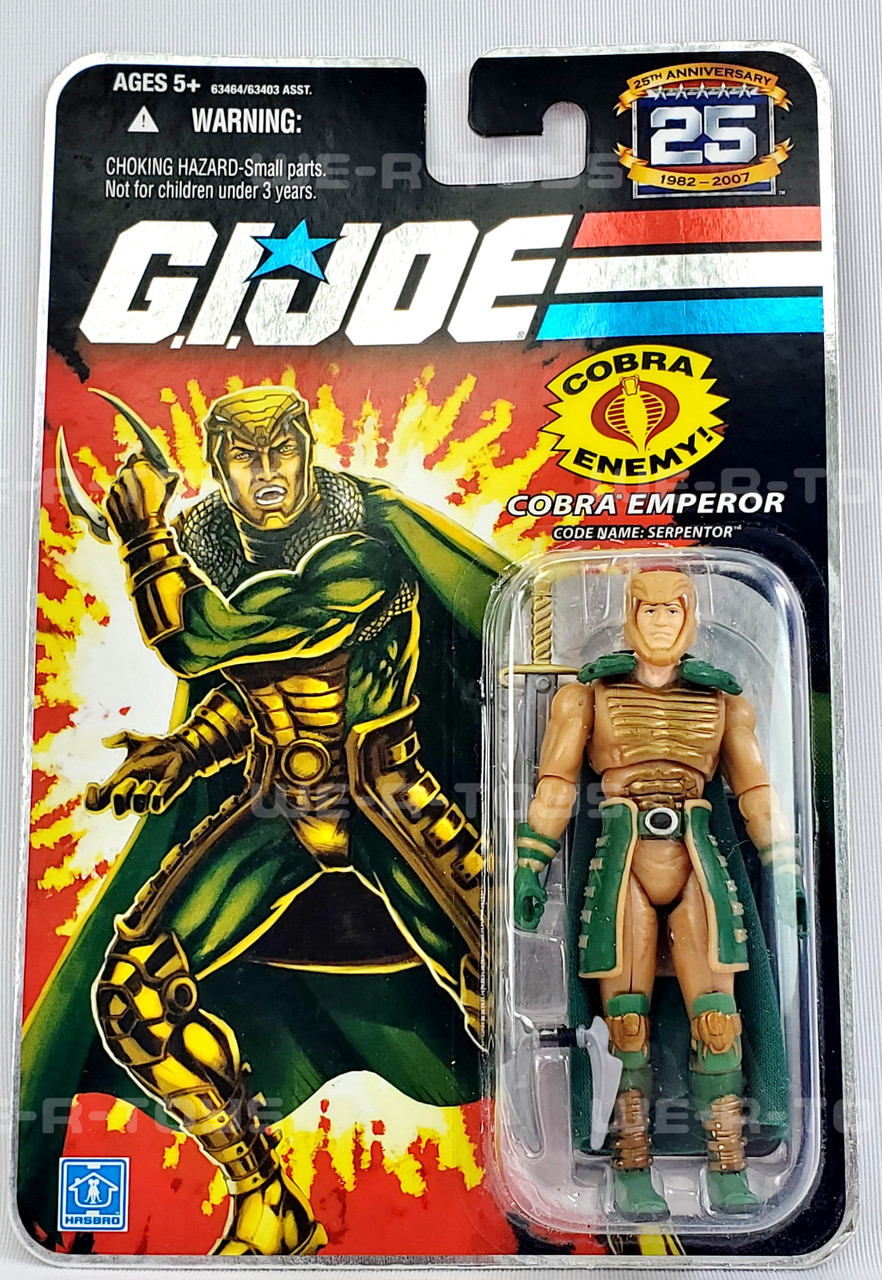 G.I. Joe 25th Anniversary Cobra Emperor 3.75