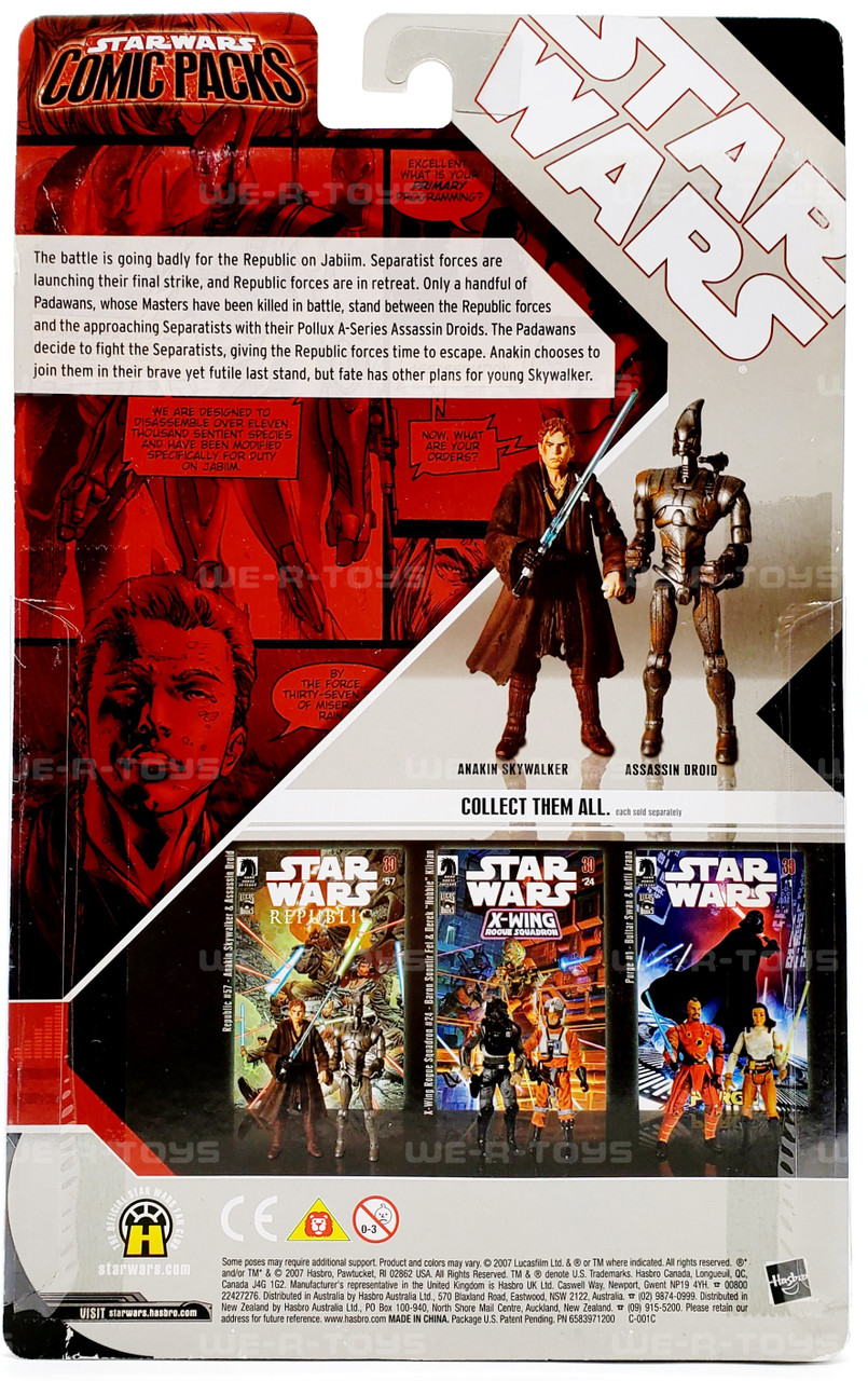 Star Wars Expanded Universe Comic Pack Anakin Skywalker & Assassin