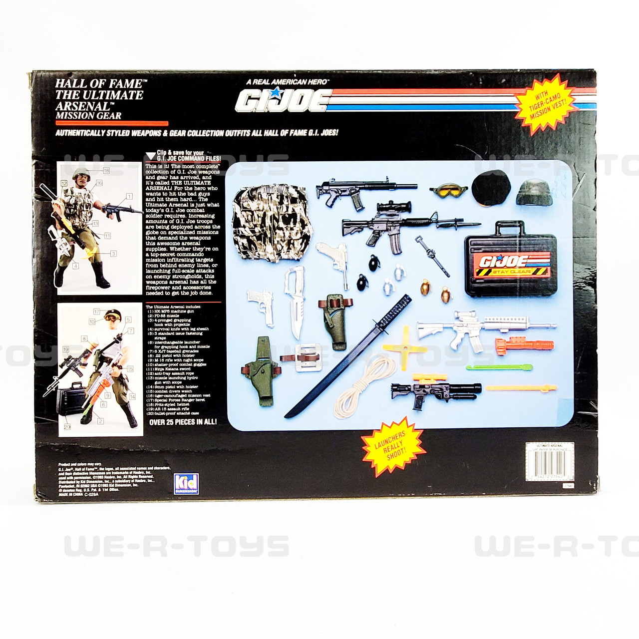 GI Joe Hall of Fame The Ultimate Arsenal Mission Gear Accessories