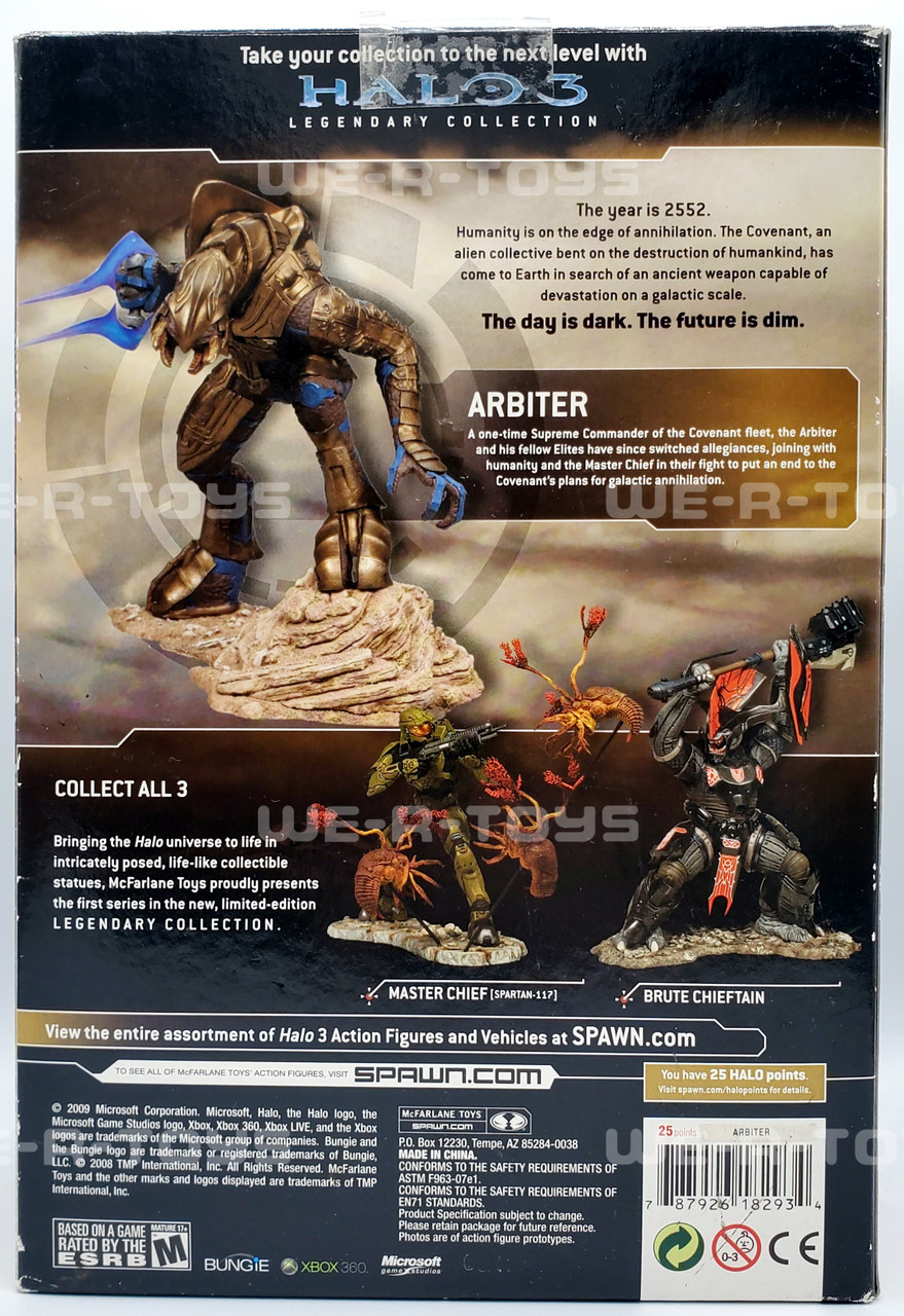 Halo 3 Legendary Collection Arbiter Figure 2009 #18293 NRFB