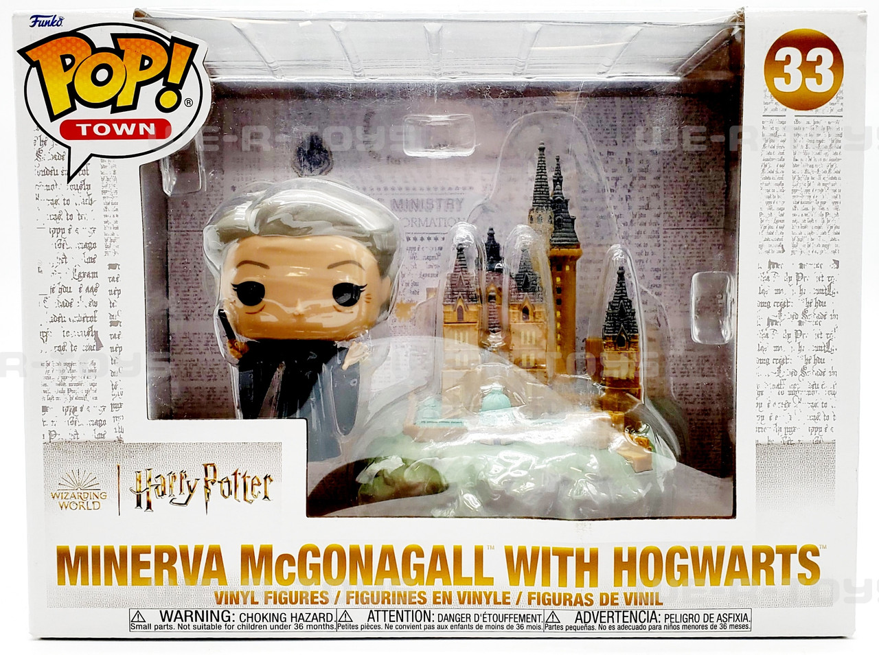 Minerva McGonagall with Hogwarts (Harry Potter) Funko Pop! Town